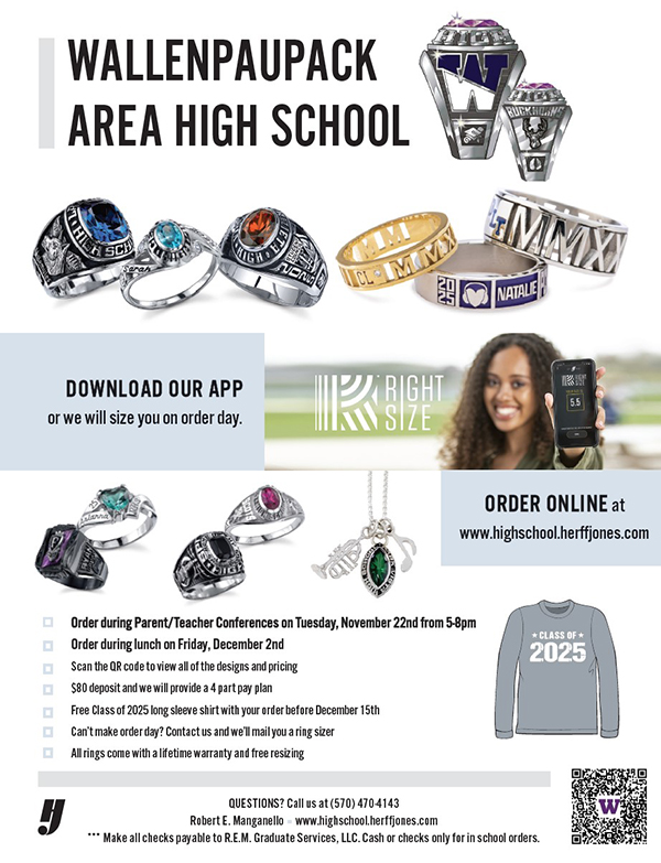 Wallenpaupack Class of 2025 Class Rings